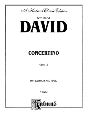 David: Concertino, Op. 12
