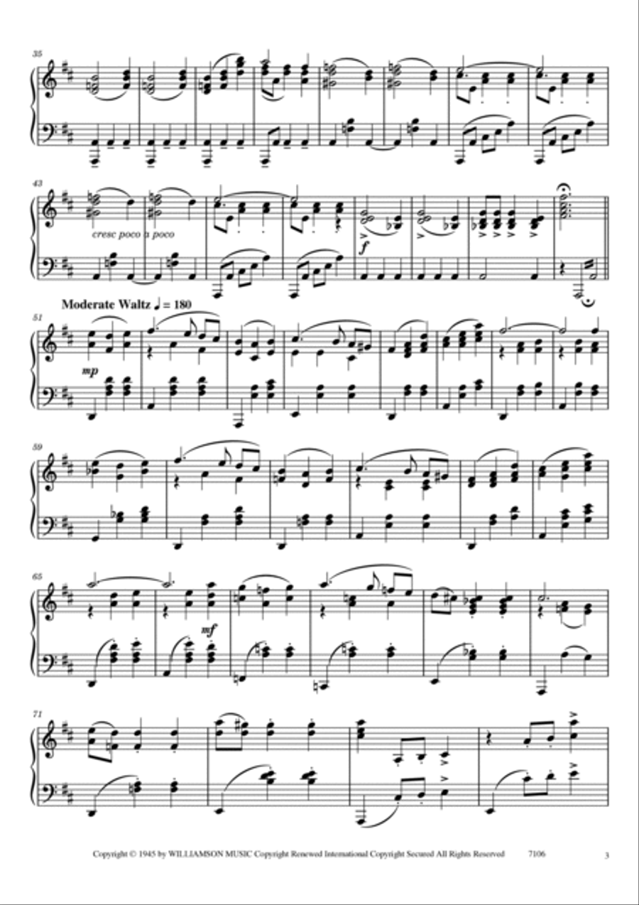 The Carousel Waltz Piano Solo scores gallery preview page 3