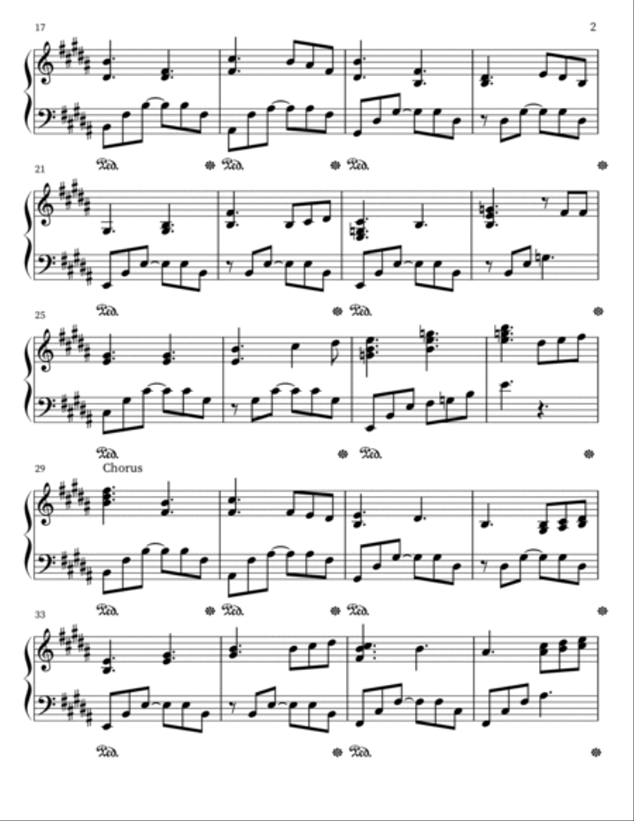 Before you Piano scores gallery preview page 2