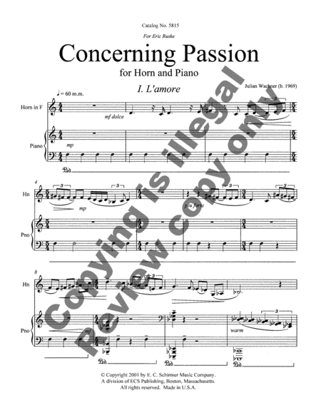 Concerning Passion