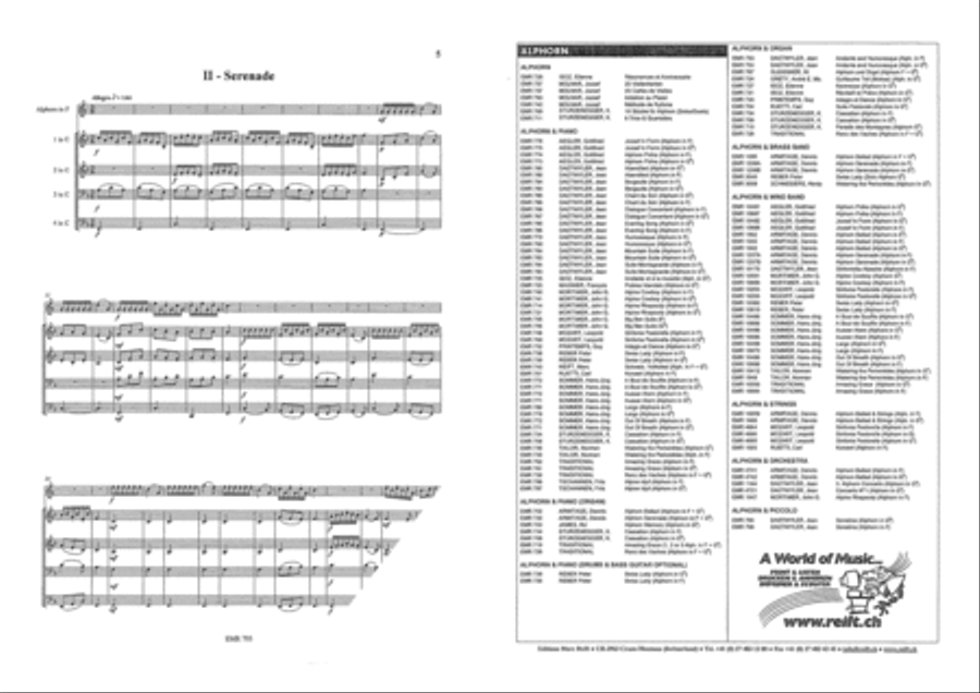 Villanelle & Serenade Villanelle & Serenade Concert Band scores gallery preview page 3