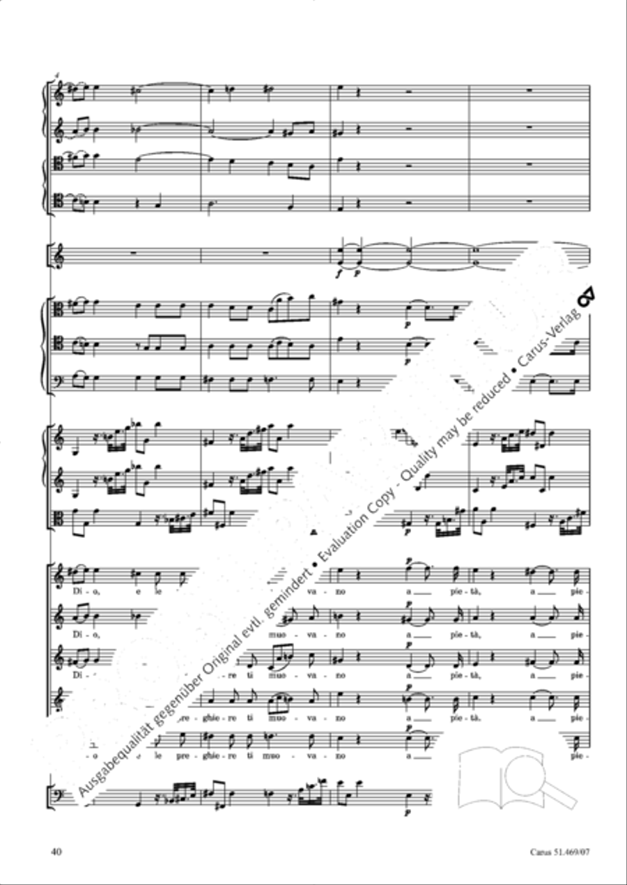 Davide penitente 4-Part scores gallery preview page 53