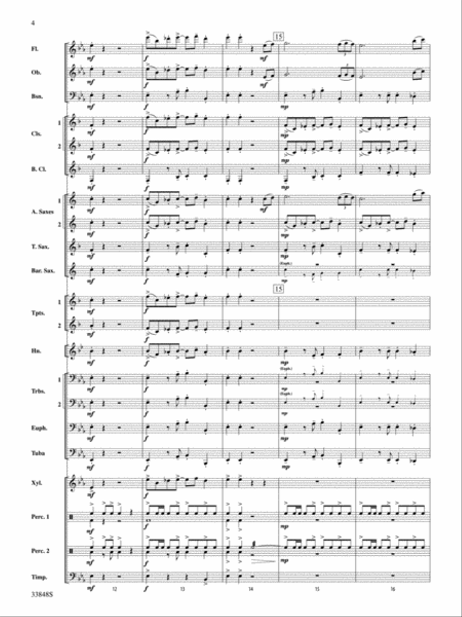 El Tango Concert Band scores gallery preview page 4