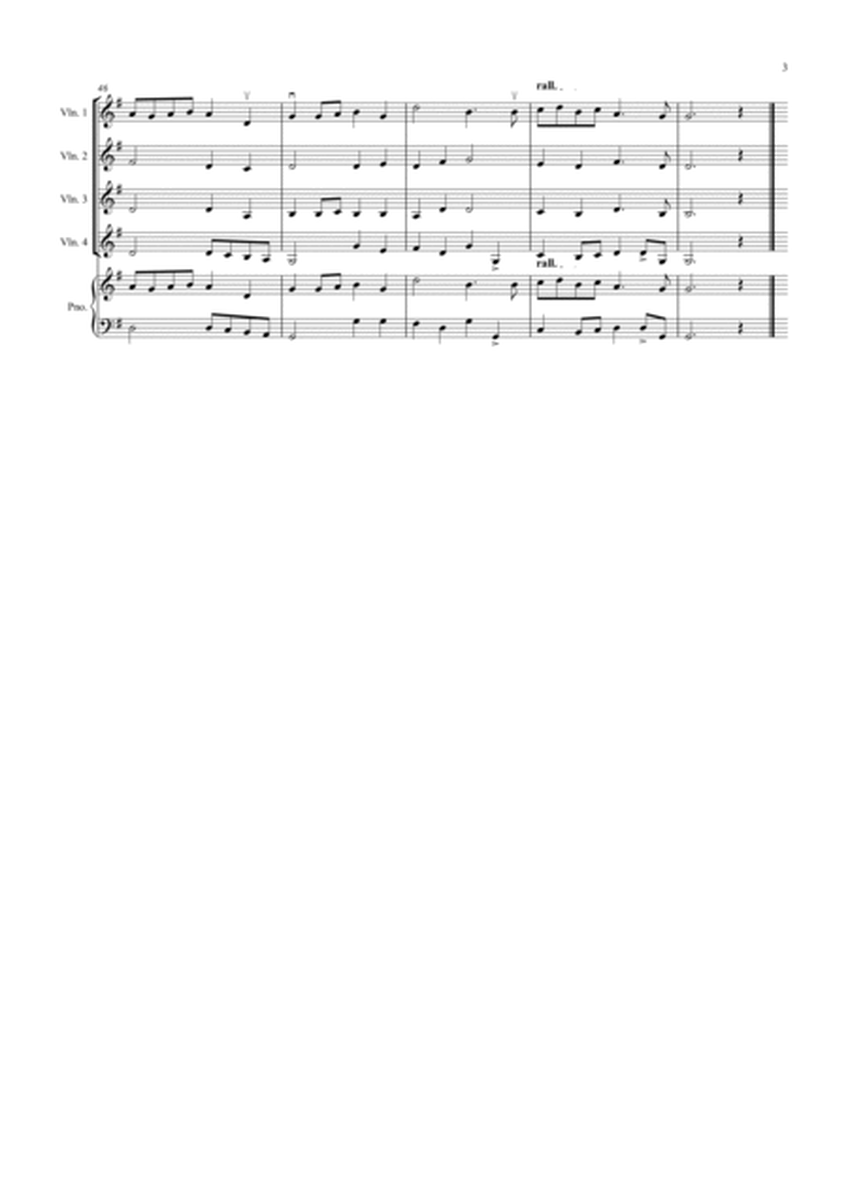 Prelude from Te Deum for Violin Quartet image number null