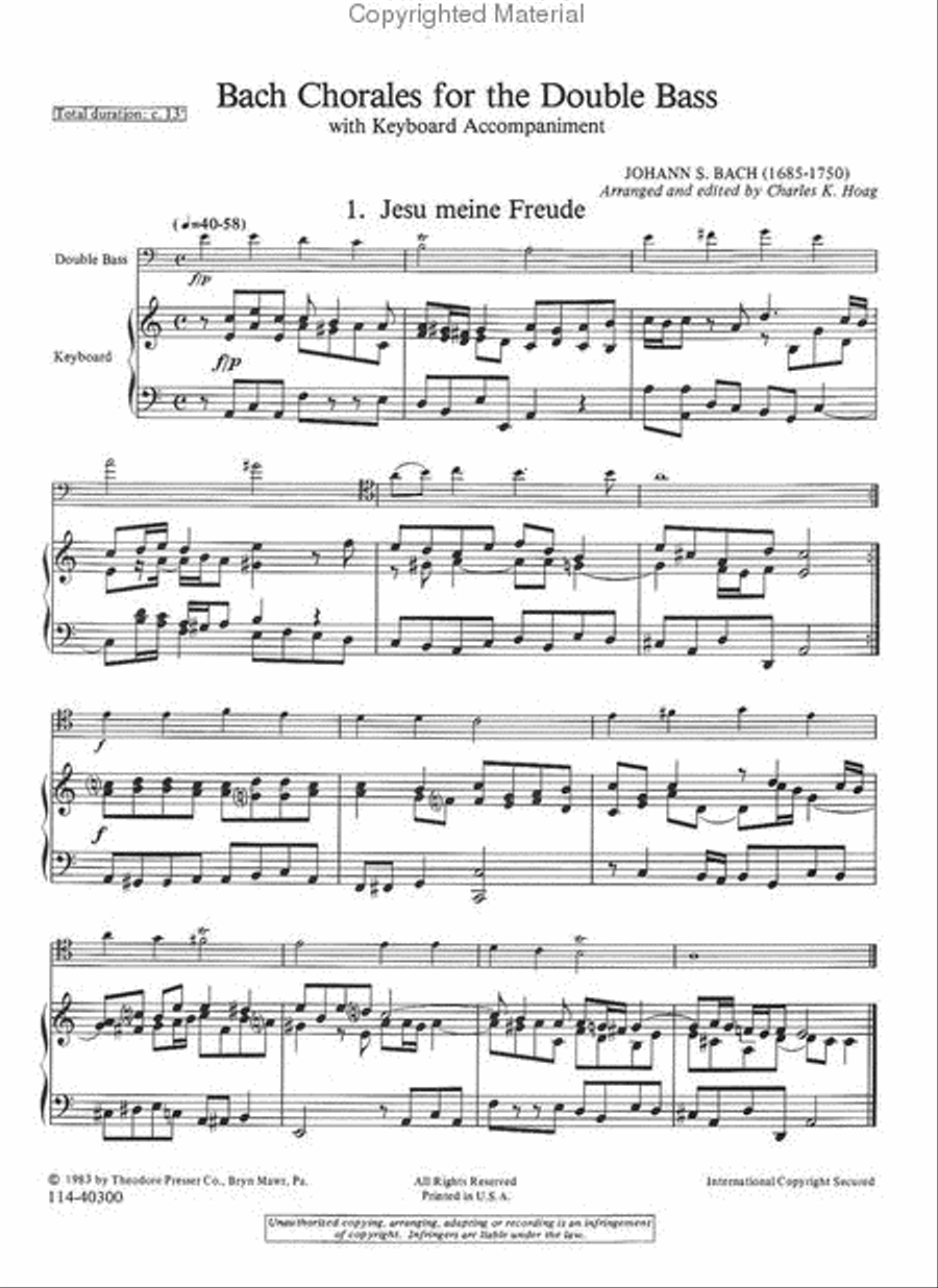 Bach Chorales Chamber Music scores gallery preview page 2