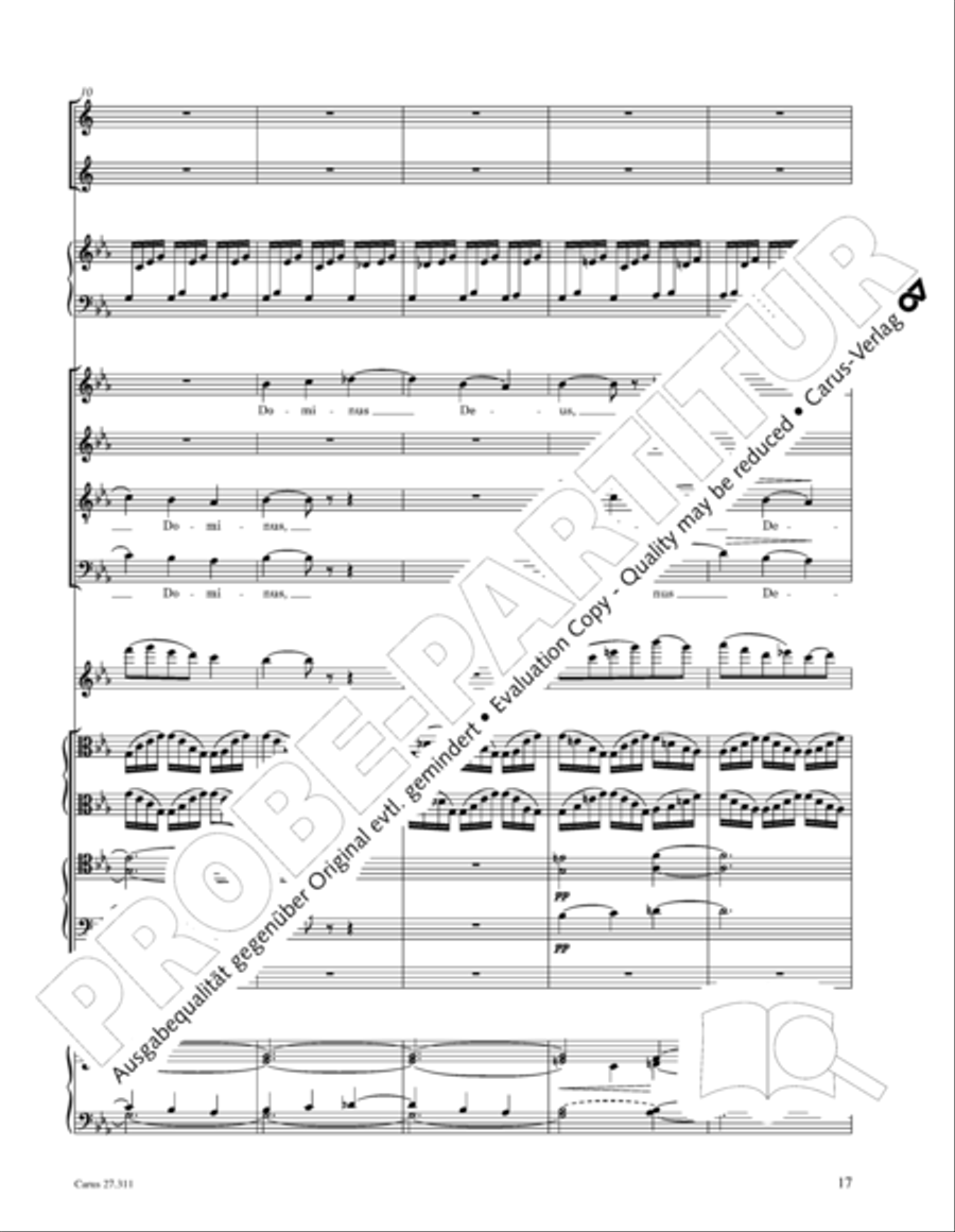 Requiem - church version (Requiem. Fassung mit kleinem Orchester) 4-Part scores gallery preview page 33