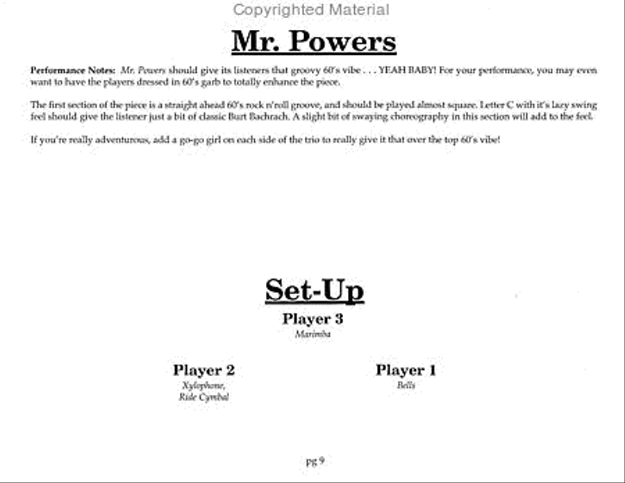 Trisicles - 10 Easy Trios Percussion Ensemble scores gallery preview page 6