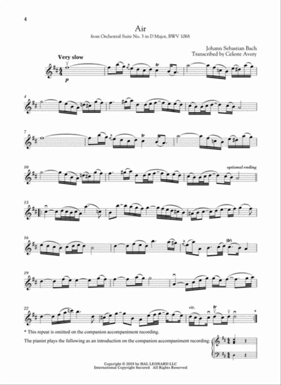 Wedding Music for Classical Players – Violin and Piano Violin Solo scores gallery preview page 3