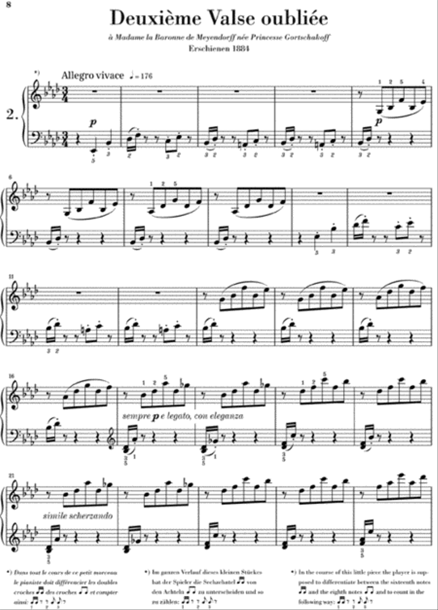 Valses oubliées Piano Solo scores gallery preview page 3