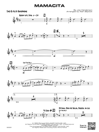 Book cover for Mamacita: 2nd E-flat Alto Saxophone