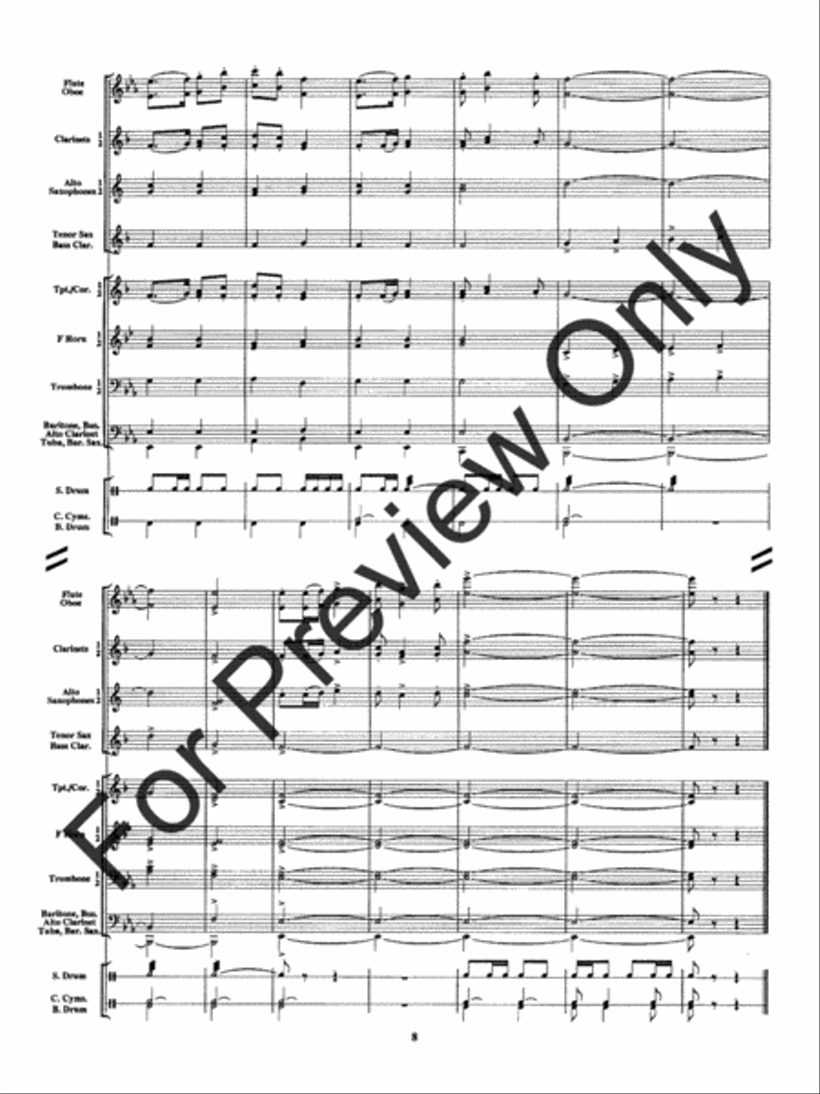 Huntington Ridge Concert Band scores gallery preview page 11