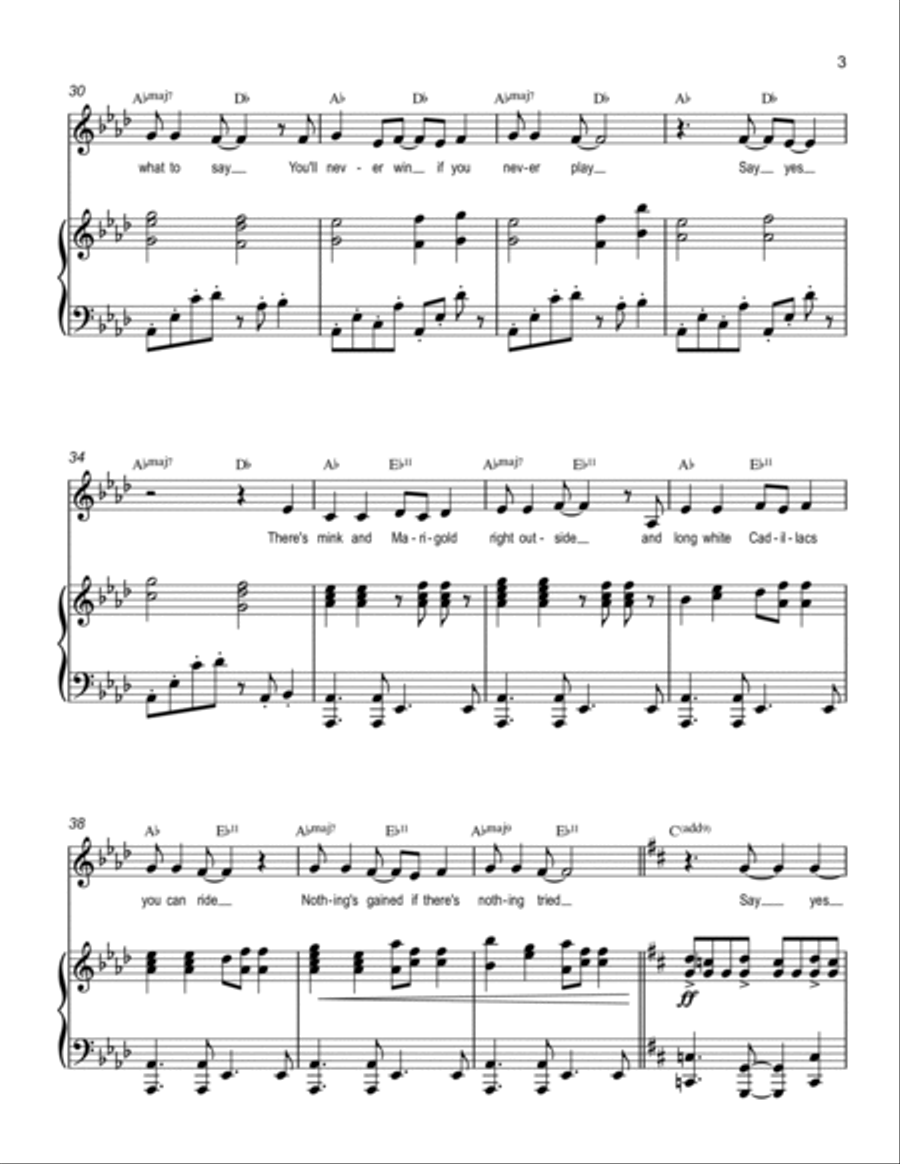 Yes Yes Voice scores gallery preview page 3