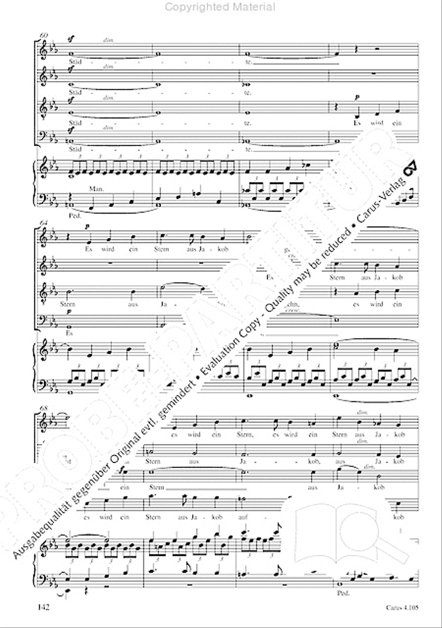 Choral collection Mendelssohn - editionchor Choir scores gallery preview page 143