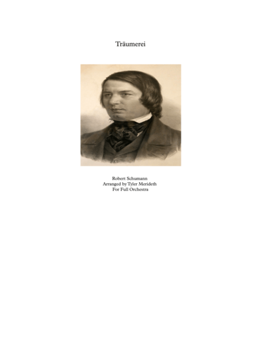 Träumerei Full Orchestra scores gallery preview page 1