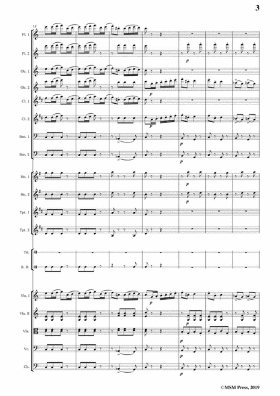 Johann Strauss I-Chineser-Galoppe,Op.20,for Orchestra Full Orchestra scores gallery preview page 5