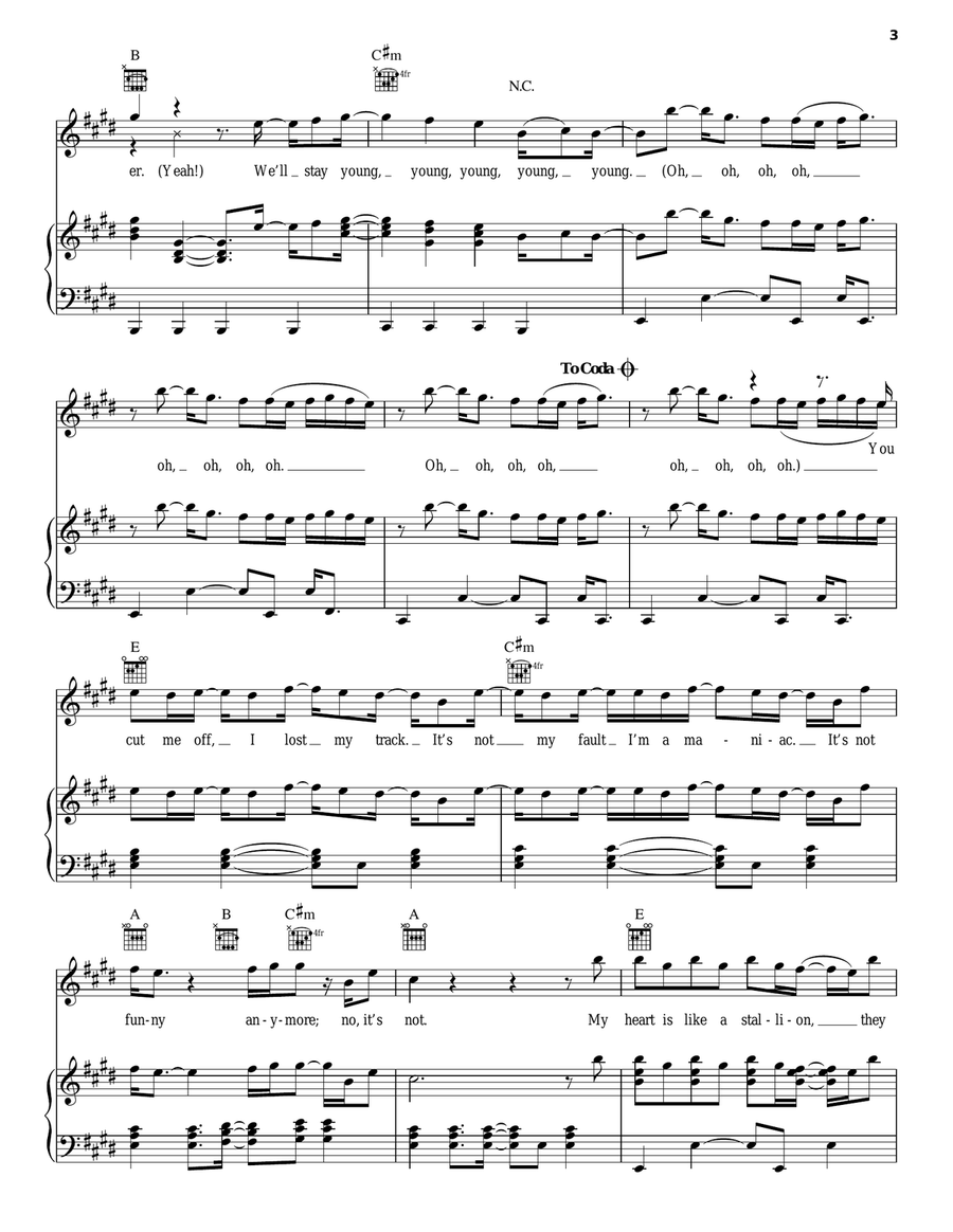 Alone Together Acoustic Guitar scores gallery preview page 3
