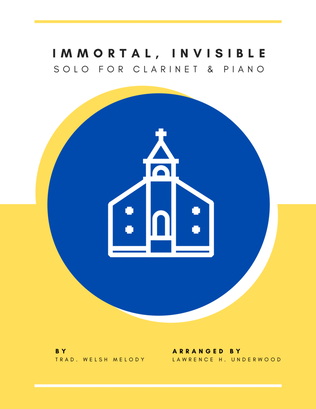 Book cover for Immortal, Invisible for Clarinet