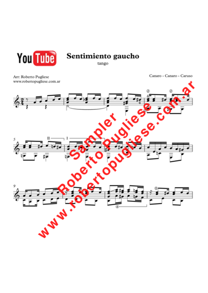 Sentimiento gaucho - tango guitar image number null