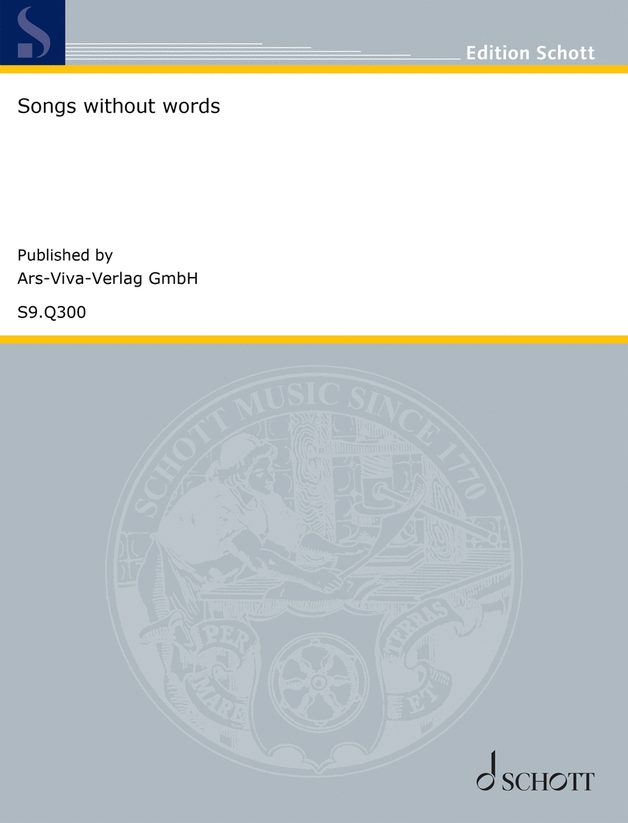 Songs without words Violin Solo scores gallery preview page 1