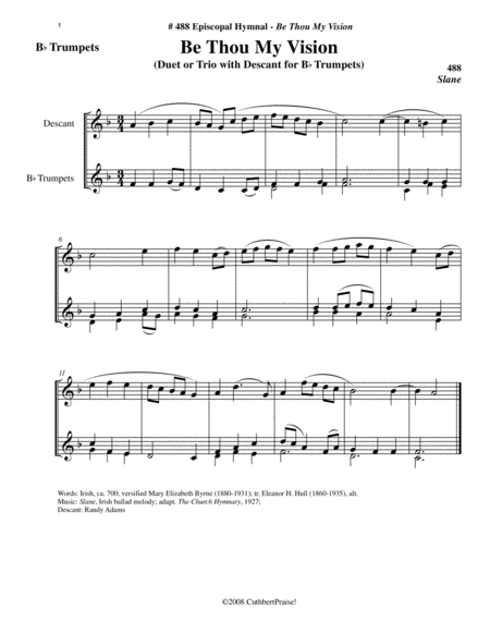 CuthbertPraise Trumpet Descants for Hymns, Vol. 3 image number null