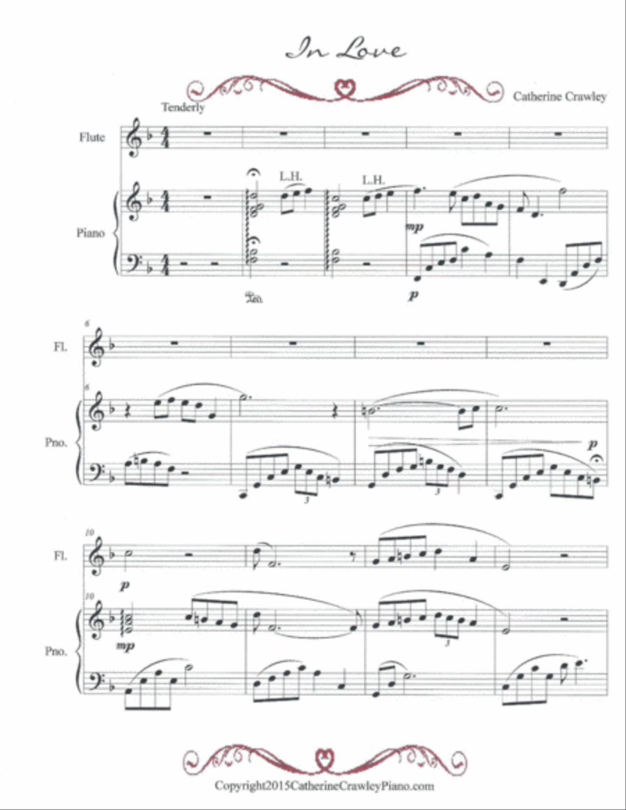 In Love Woodwind Duet scores gallery preview page 1