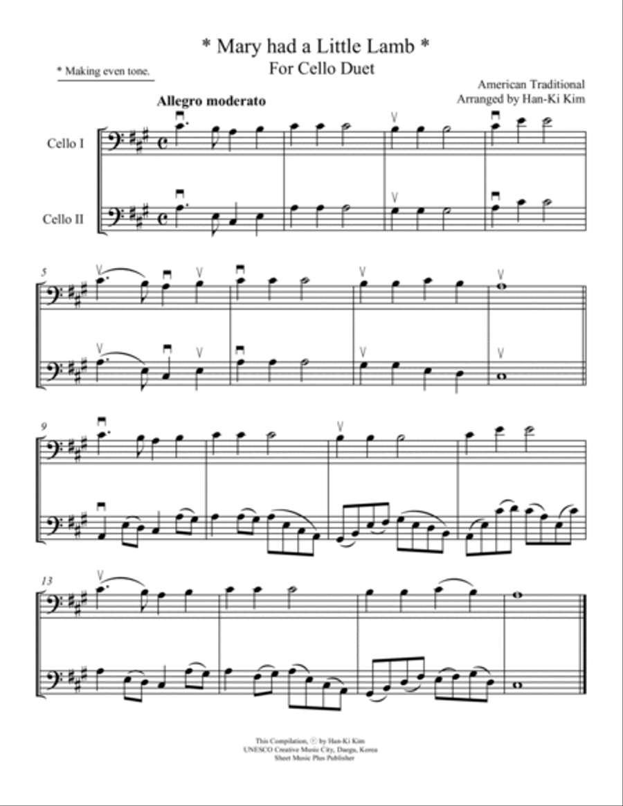Cello Duets (Book 2) String Duet scores gallery preview page 4