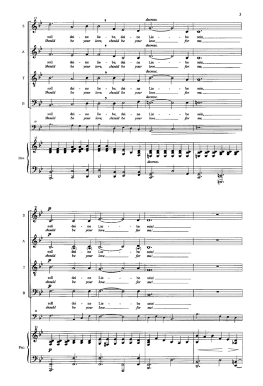 Stille Wie Die Nacht 4-Part scores gallery preview page 4