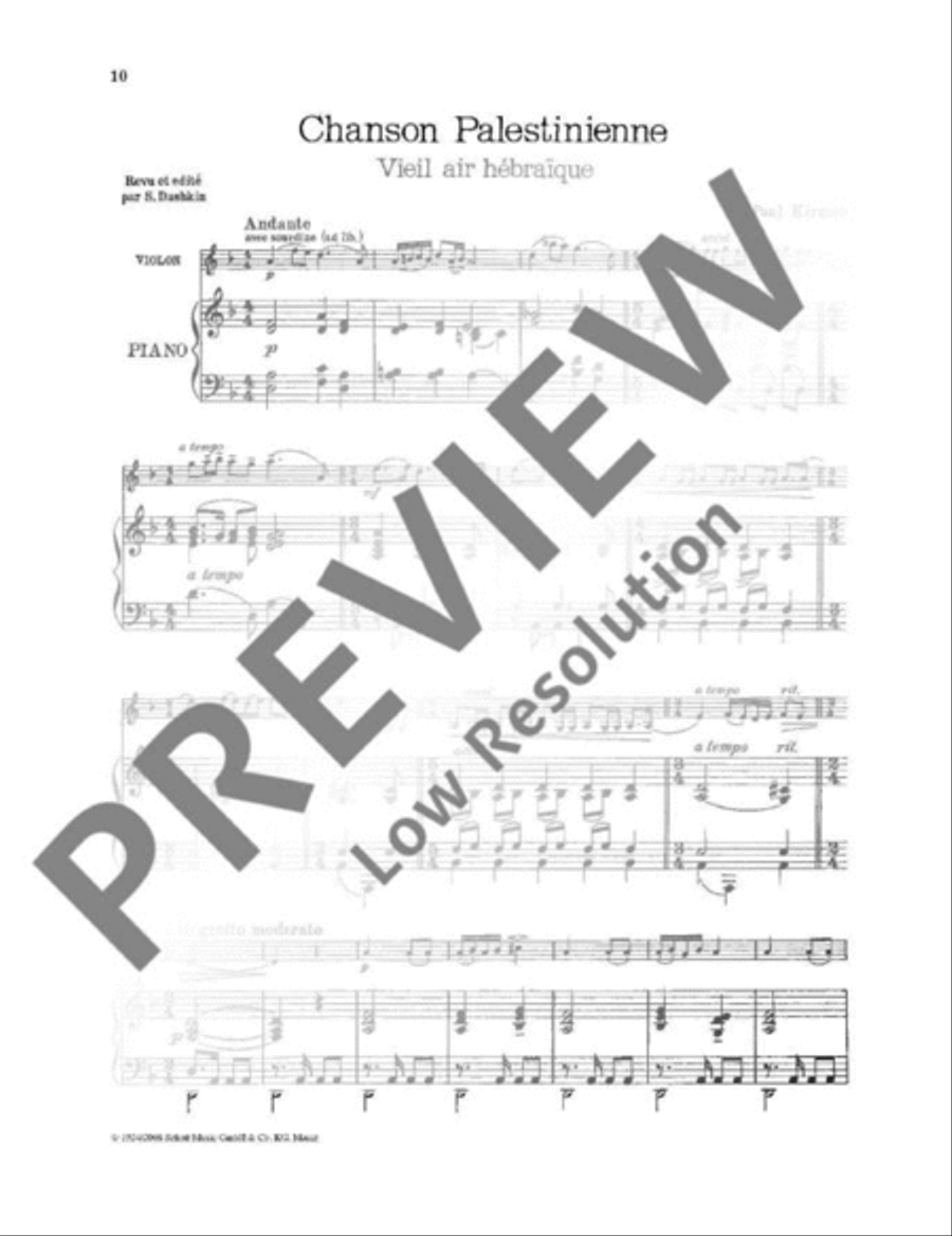 Samuel Dushkin Repertoire Violin Solo scores gallery preview page 11