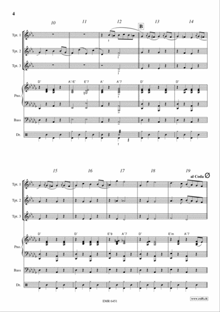 Radetzky March Radetzky March Trumpet Trio scores gallery preview page 4