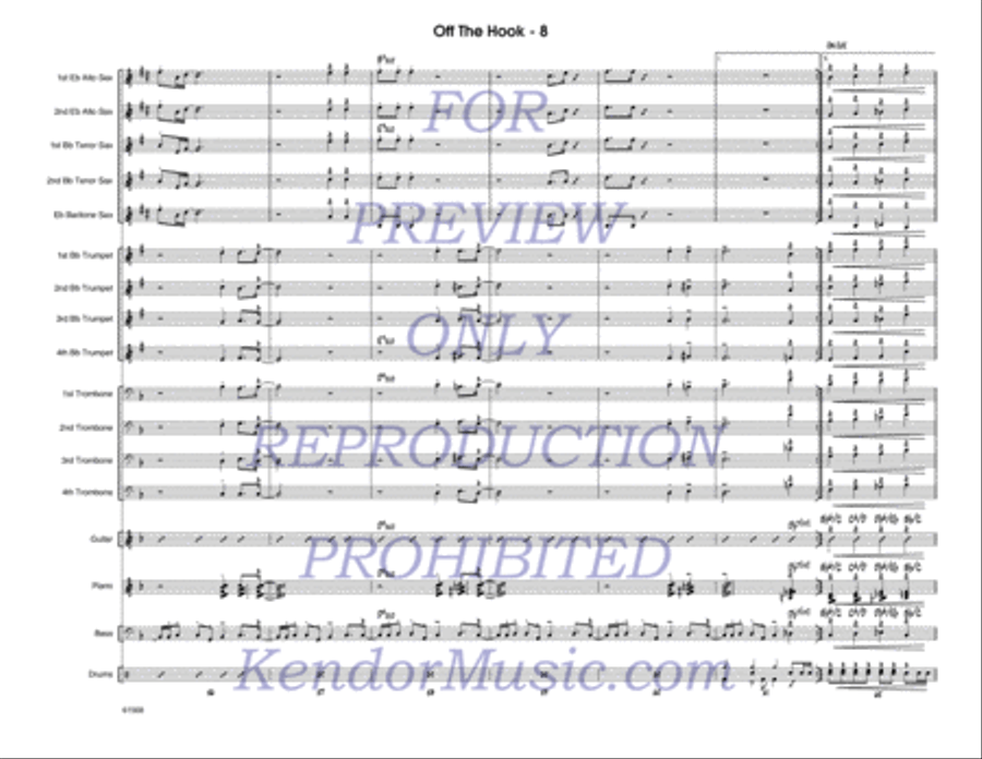 Off The Hook Jazz Ensemble scores gallery preview page 9
