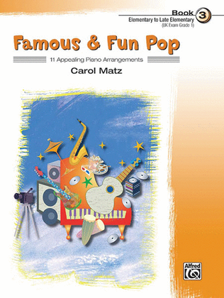 Book cover for Famous & Fun Pop, Book 3