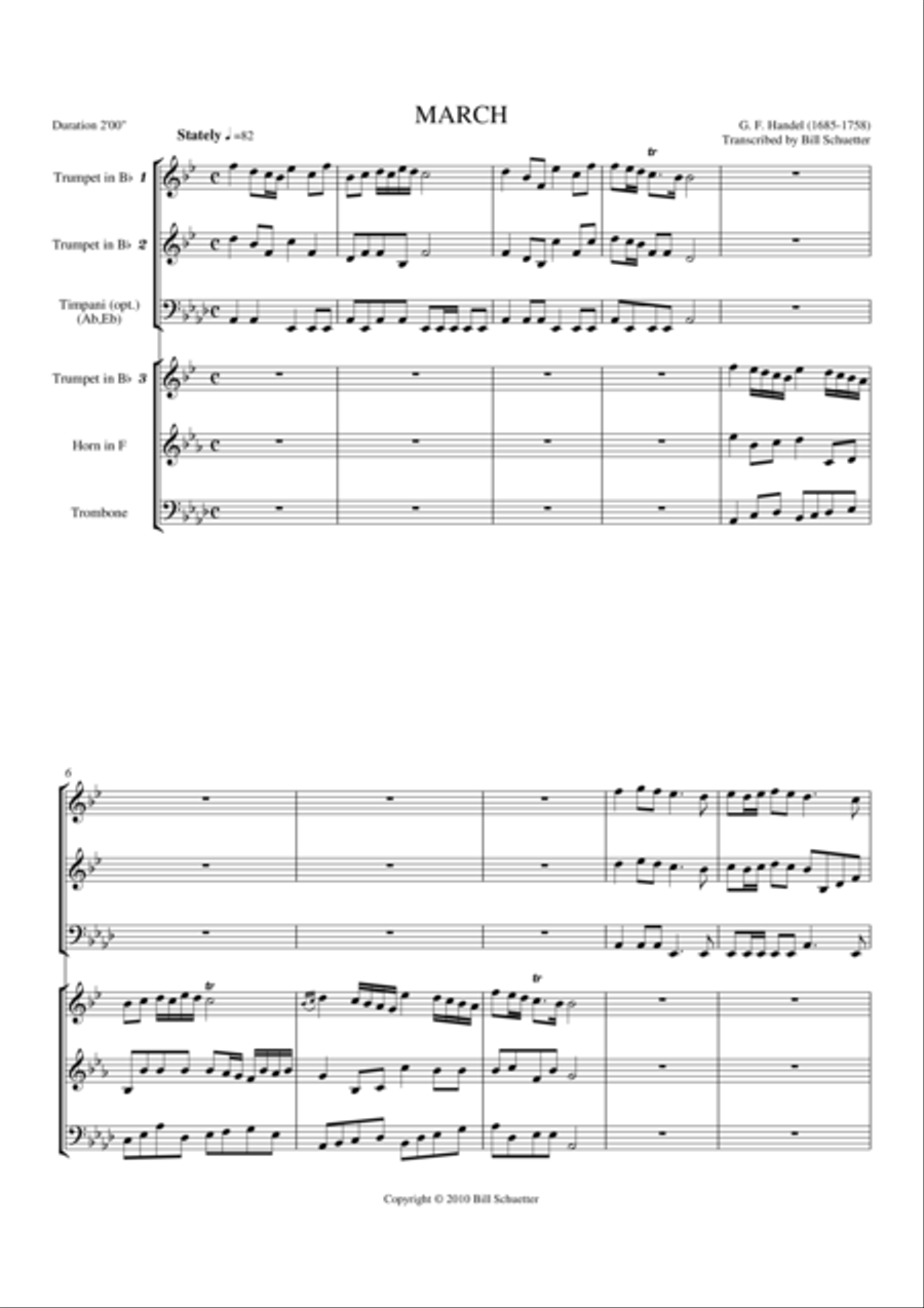 March (Antiphonal) Choir scores gallery preview page 2