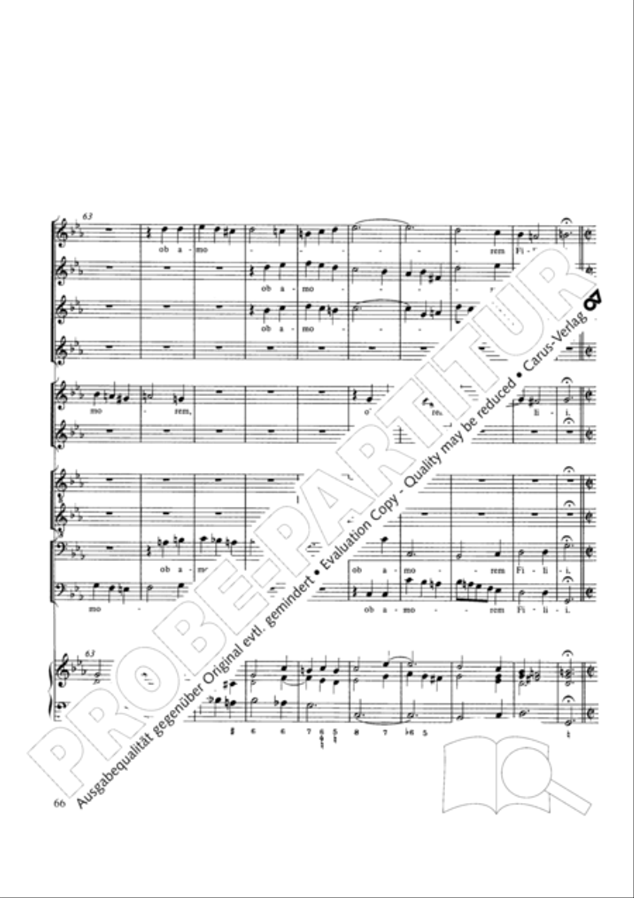 Stabat mater Choir scores gallery preview page 66