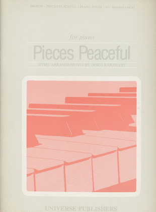 Book cover for Pieces Peaceful - Piano Solos