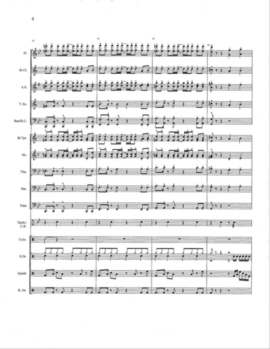 Baby Shark Marching Band scores gallery preview page 4