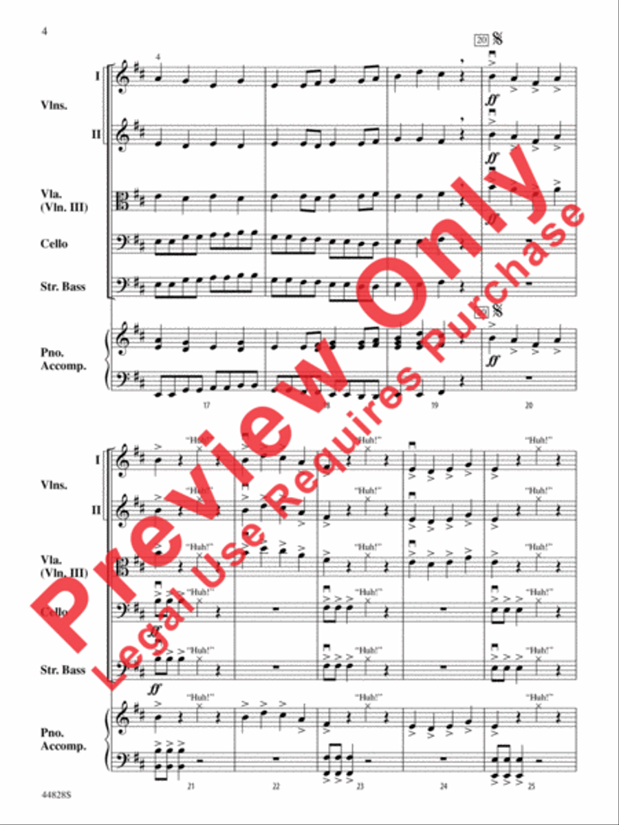 Ninja String Orchestra scores gallery preview page 13