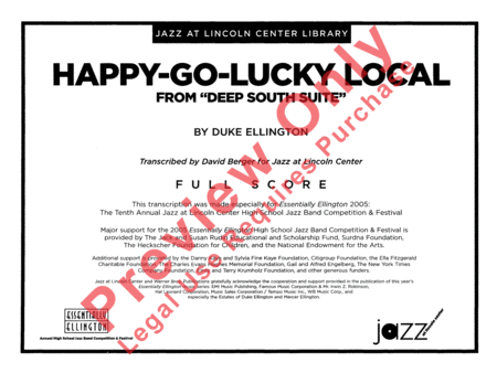Happy-Go-Lucky Local (from Deep South Suite)