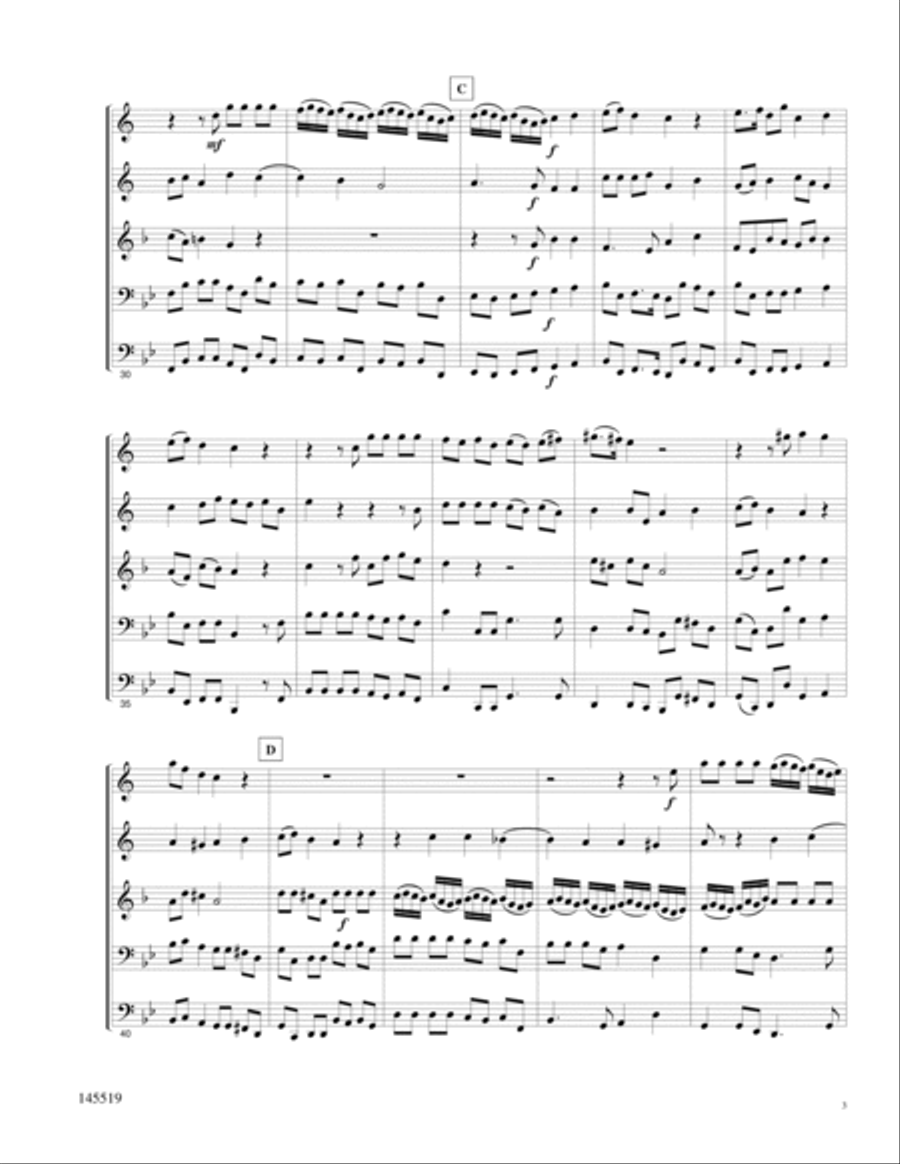 And He Shall Purify Brass Quintet scores gallery preview page 3