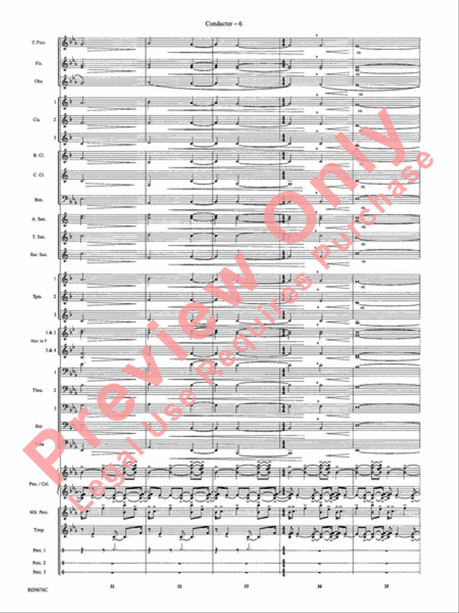 Paradiso Paradiso Concert Band scores gallery preview page 9
