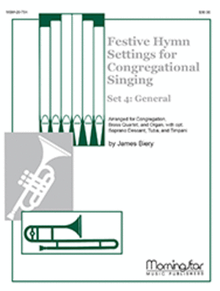 Book cover for Festive Hymn Settings for Congregation, Set 4, General