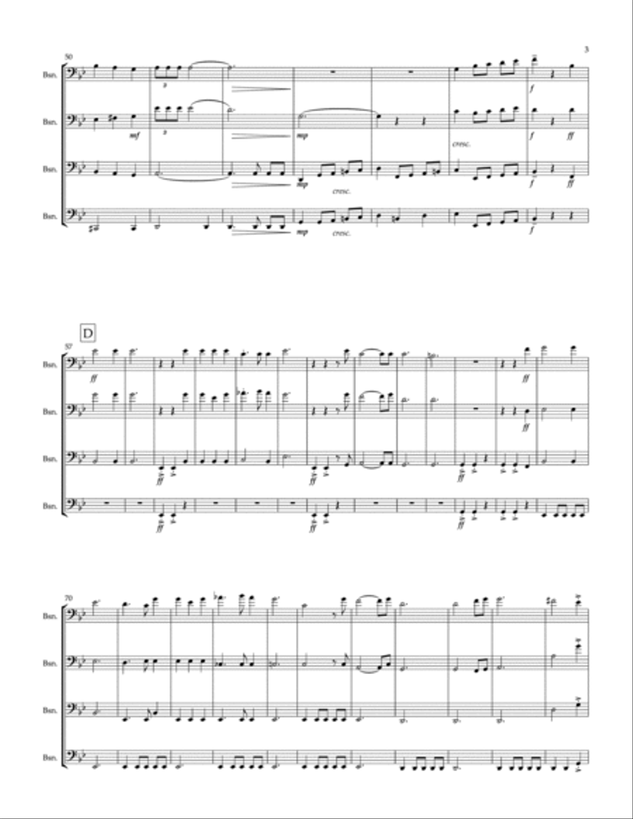The Book Of Boba Fett Main Title Theme Woodwind Quartet scores gallery preview page 3