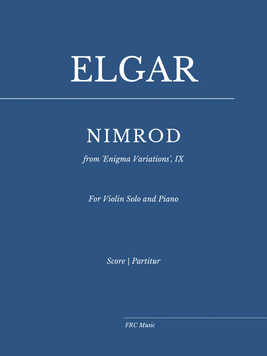 Nimrod (for Violin Solo and Piano) image number null