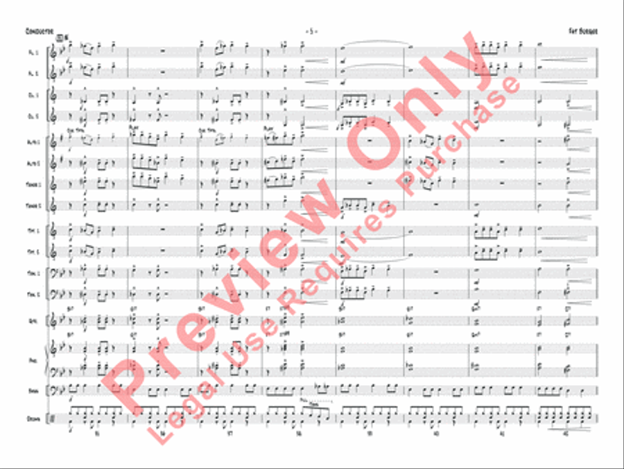 Fat Burger Jazz Ensemble scores gallery preview page 8