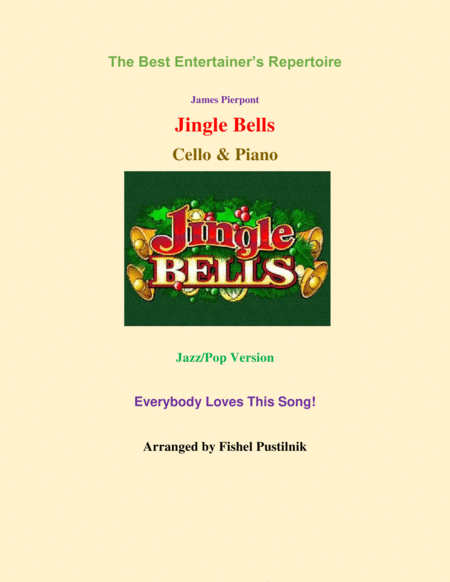 "Jingle Bells"-Jazz/Pop Version for Cello & Piano image number null