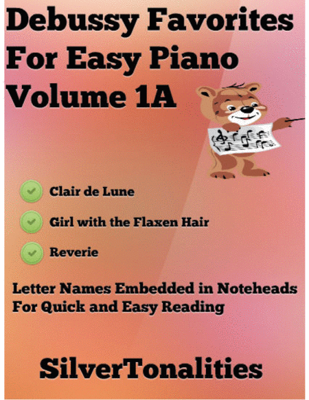 Debussy Favorites for Easy Piano Volume 1 A Sheet Music
