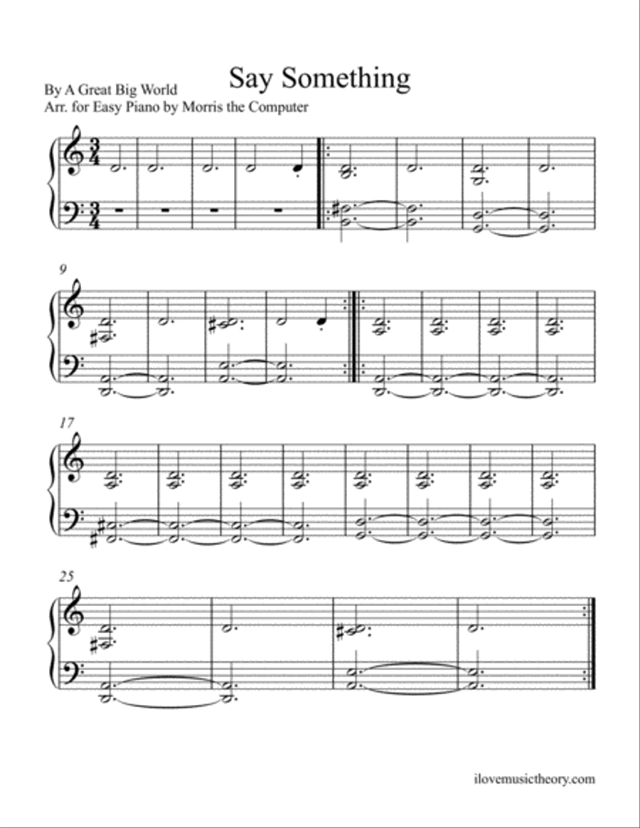 Say something piano deals