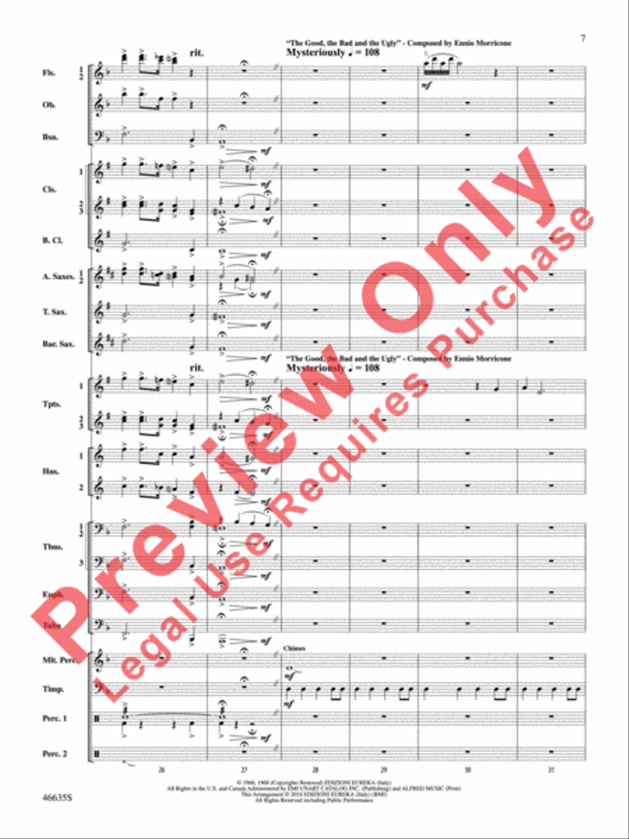Best of the West! Concert Band scores gallery preview page 8