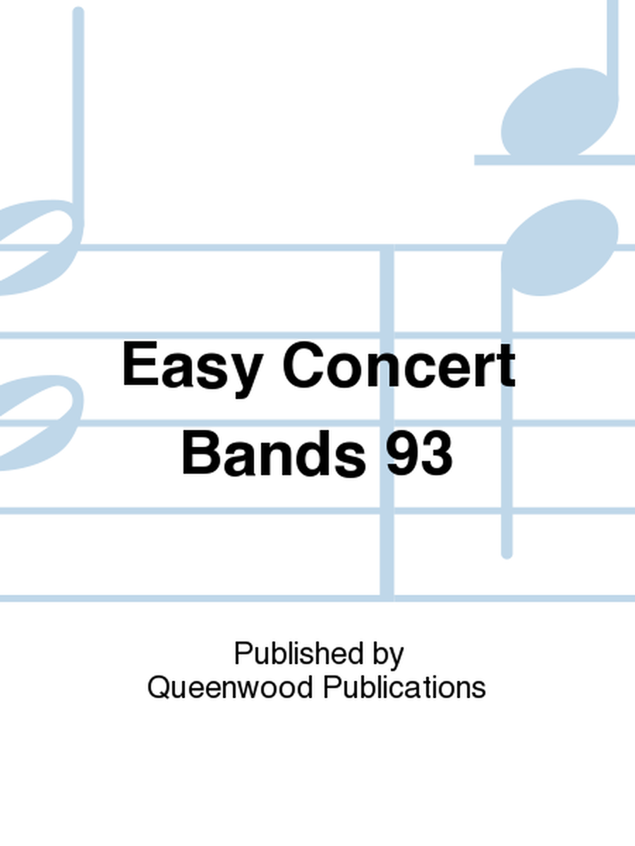 Easy Concert Bands 93