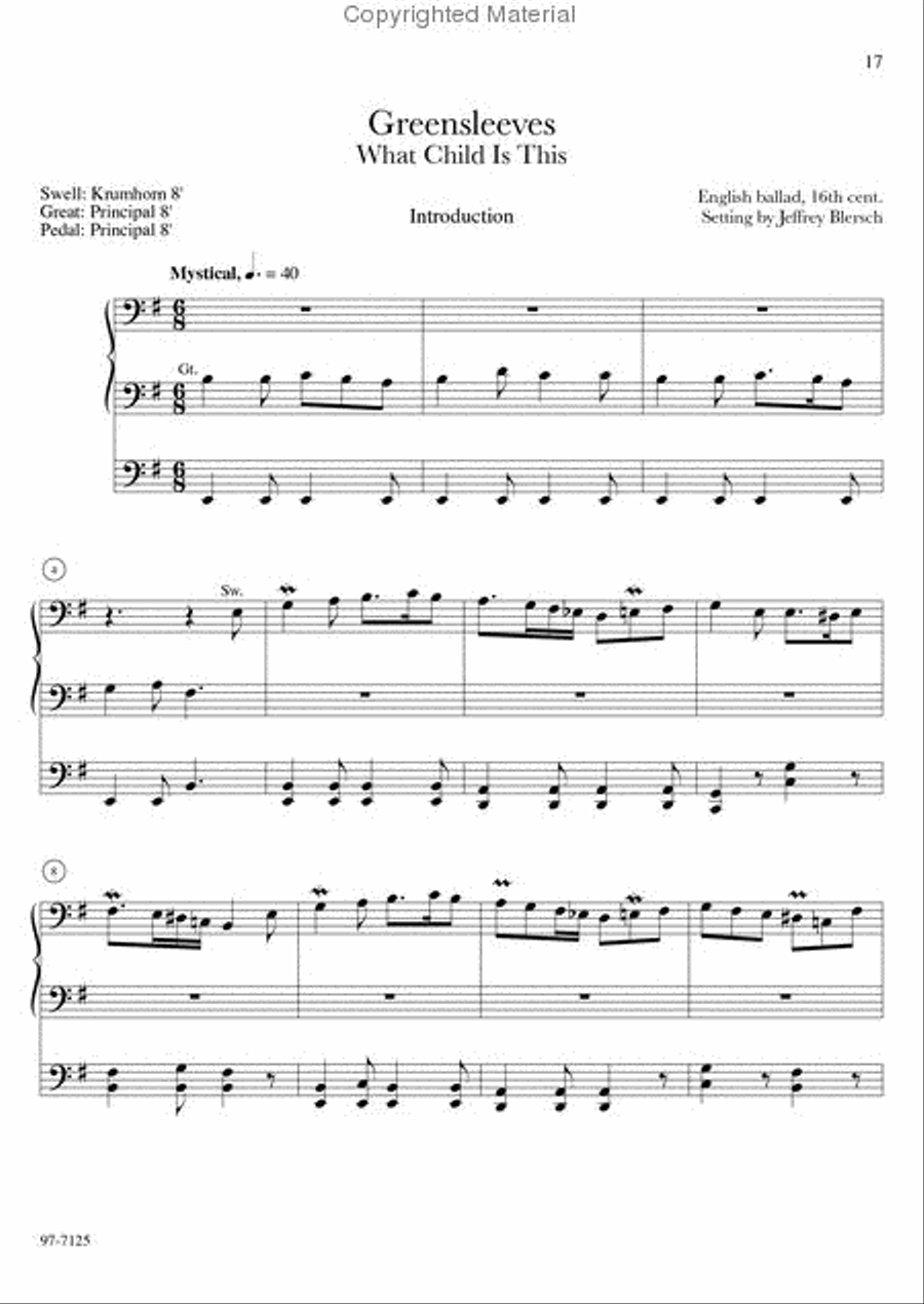 Introductions, Harmonizations, Accompaniments, Interpretations, Vol. 2 Organ scores gallery preview page 5