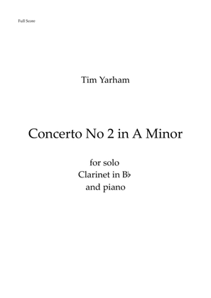 Concerto No 2 in A Minor for Clarinet in Bb (with piano reduction)